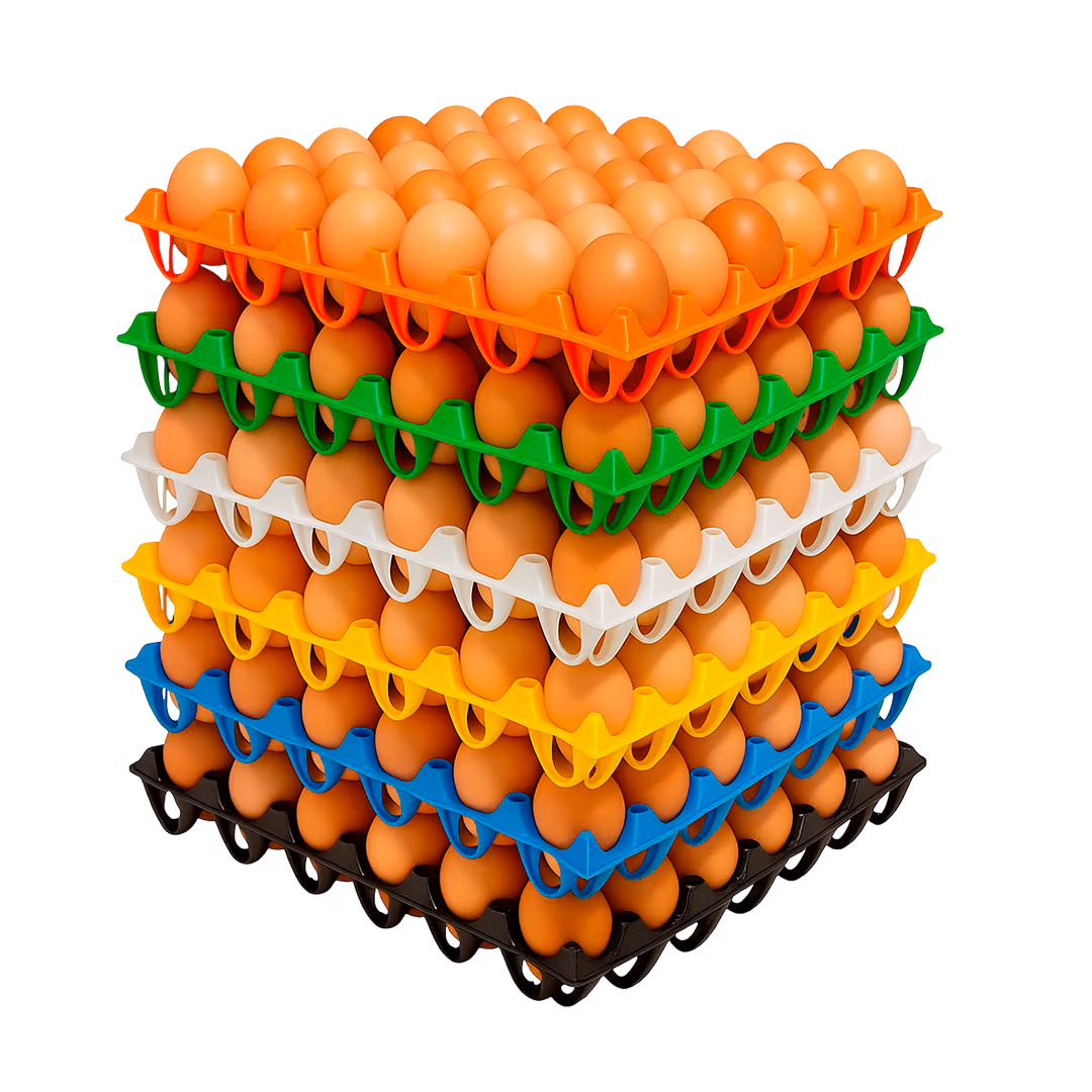 Bandeja plástica para huevos