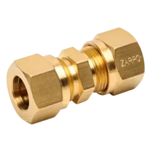 Unión a Compresión de Latón (Doble)